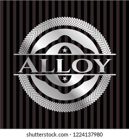 Alloy silver badge or emblem