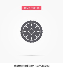 Alloy wheel icon