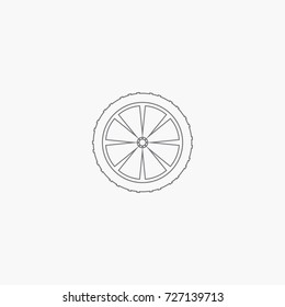 Alloy wheel icon