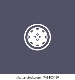 Alloy wheel icon