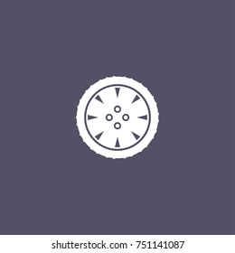 Alloy wheel icon