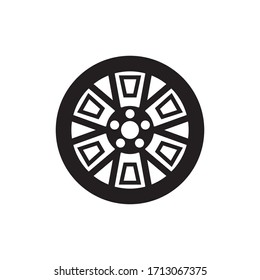 
Alloy Wheels Icon Vector Illustration