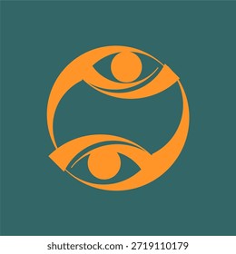 O olho que tudo vê. Estilização moderna do logotipo insígnia Emblem.
