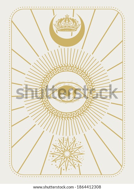 All-Seeing Eye Tarot Card