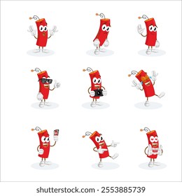 All-Set Dynamite Logo Mascot Design: Perfect for Bold, Energetic, and Creative Branding in the Entertainment, Action, or Sports Industry