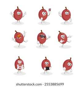 All-Set Ita Palm Logo Mascot Design Perfect for Fresh, Tropical, and Creative Branding in the Food, Beverage, or Natural Products Industry