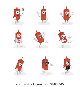 All-Set Ketchup Logo Mascot Design Perfect for Fun, Bold, and Creative Branding in the Food, Condiment, or Fast Food Industry