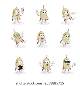 All-Set Rocket Logo Mascot Design: Perfect for Dynamic, Innovative, and Creative Branding in the Technology, Space, or Travel Industry
