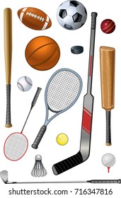 All-Sport Elements Vector Illustration