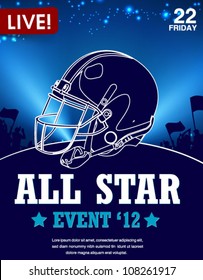 All-star Football Game Poster