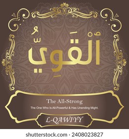 The All-Strong.
The One Who Is All-Powerful and Has Unending Might.