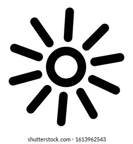 
Allumination, brightness Bold Vector Icon which can be easily edited or modified
