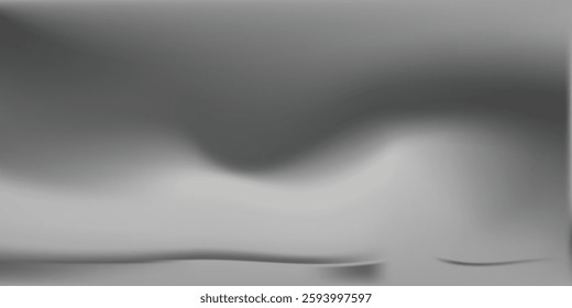 Alluminium Black and white Smooth Surface Backdrop. Silver Blurred Texture Illustration. Vibrant Water Wavy Gradient Mesh. Natural Wavy Gradient Mesh. Monochromatic Gray Blurred Background.