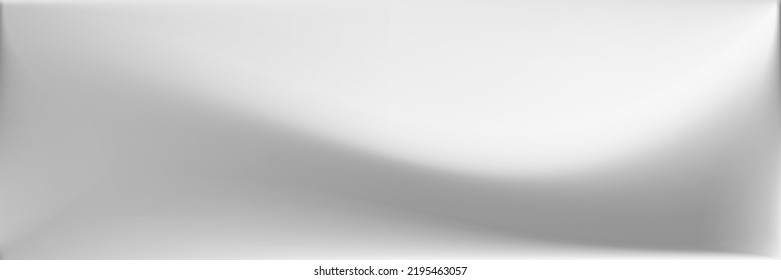 Malla de gradiente ondulada gris de aluminio. Malla de degradado ondulada en blanco. Ilustración De Textura Desenfocada De Plata. Fondo Natural De Moda En El Agua. Diseño moderno monocromático en blanco y negro.