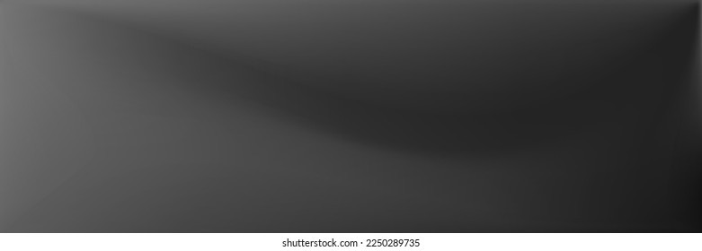 Alluminium Natural Wavy Gradient Mesh. Grey Blurred Texture Illustration. Monochromatic  Vibrant Office Background. Metallic Silver Modern Design Backdrop. Black and white Wavy Gradient Mesh.
