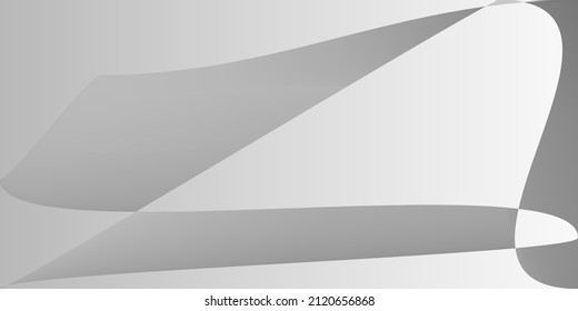 Malla de gradiente moderno Monocromática Plata de Aluminio. Líneas horizontales de fluido gris digital liso. Tecnología De Capas Futuristas Fondo Dinámico Desenfocado. Forma mínima Ilustración de Gris metálico.