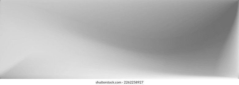 Alluminium Wavy Gradient Mesh. Natural  Black and white Office Background. Grey Vibrant Horizontal Lines Backdrop. Water Blurred Texture Illustration. Gray Monochromatic Wavy Gradient Mesh.