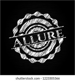 Allure with chalkboard texture