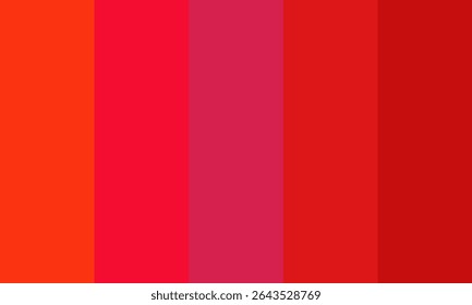 Paleta de cores rosa vermelho sedutor
