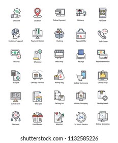 
Alluring Shopping And Commerce Icons
