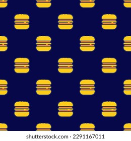 Alluring square tile with an animated food sketch. Seamless pattern with macaron on rose bonbon background. Design for an eco-friendly wrap for tacos.