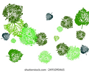 Alluring summer overlay template. Amusing spring sale vector illustration. Stylish tree foliage vector september seasonal background.