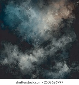 Verführerisch verwittert abstract | Dramatische dunkle Textur | Mysteriöser blauer und grauer Hintergrund
Faszinierendes Grunge-Muster faszinierend gestresstes Design