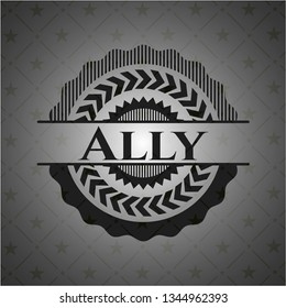 Ally dark emblem. Retro