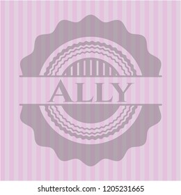 Ally pink emblem