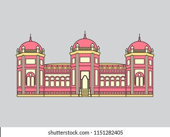 al-mashun mosque, big mosque in Medan city Indonesia