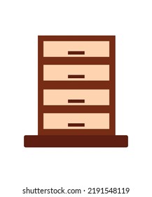 Almira clip art icon isolated on a white background- Vector
