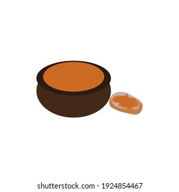 Almogrote is a mojo with a paté texture, made from aged cheese, typical of La Gomera, the Spanish island