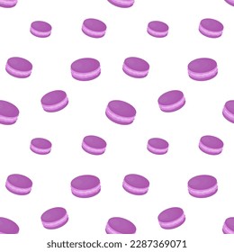 almond cookies. vector illustration of sweets ,baking