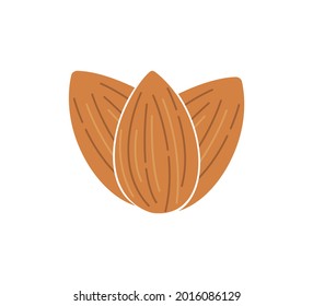 Almond icon. Trendy flat vector Almond icon on white background from nature collection, vector illustration can be use for web and mobile, eps10
