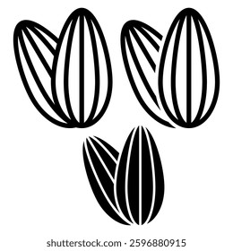 almond icon vector design symbol templates
