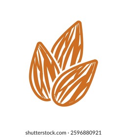 almond icon vector design symbol templates