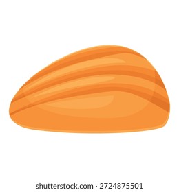 Amêndoa isolada sobre fundo branco, oferecendo um vislumbre de seu rico perfil nutricional e aplicações culinárias