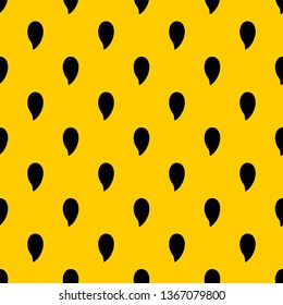 Almond nut pattern seamless vector repeat geometric yellow for any design