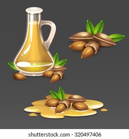 Almond oil set