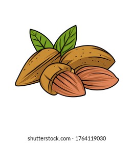 Almond Turkey Vector Stock Illustration