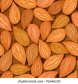 almonds seamless background