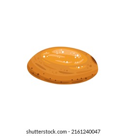 Almonds without shells illustration. Useful natural product.