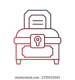 Icono de limosna con fondo blanco Ilustración de stock de Vector