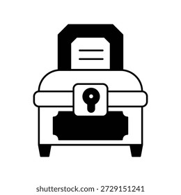 Icono de limosna con fondo blanco Ilustración de stock de Vector