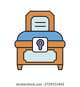 Icono de limosna con fondo blanco Ilustración de stock de Vector