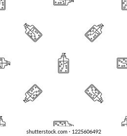 Aloe dispenser gel pattern seamless vector repeat geometric for any web design