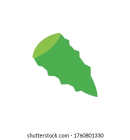 Icono de la hoja de aloe. Elementos de vector de color simples de iconos botánicos para ui y ux, sitio web o aplicación móvil