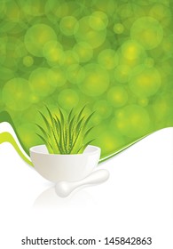 Aloe Vera, alternative medicine vector