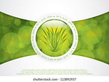 Aloe Vera concept design vector