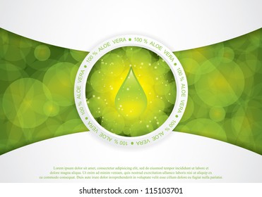 Concepto vectorial Aloe Vera
